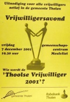 Vrijwilligers op Tholen, 2001, Zeeuwse Bibliotheek, Beeldbank Zeeland, recordnr. 8986